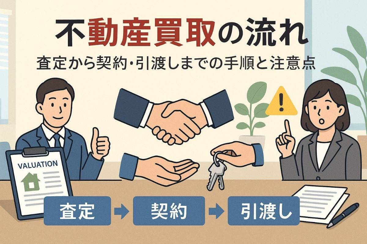 不動産買取の流れを徹底解説｜査定から契約・引渡しまでの全手順と注意点