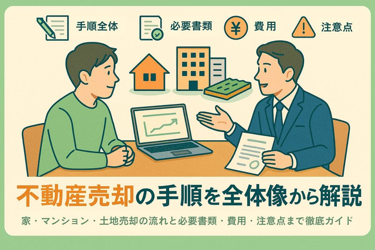 不動産売却の手順を全体像から解説｜家・マンション・土地売却の流れと必要書類・費用・注意点まで徹底ガイド