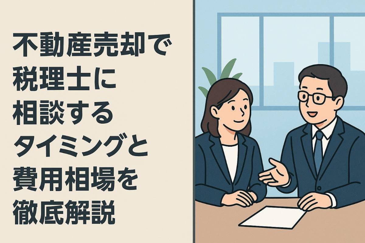 不動産売却で税理士に相談するタイミングと費用相場を徹底解説