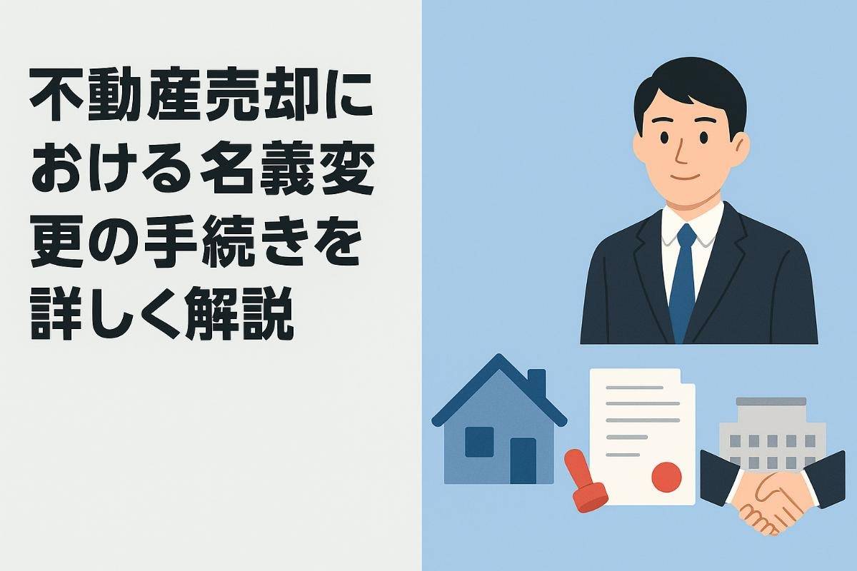 不動産売却における名義変更の手続きを詳しく解説｜費用やトラブル対策も紹介