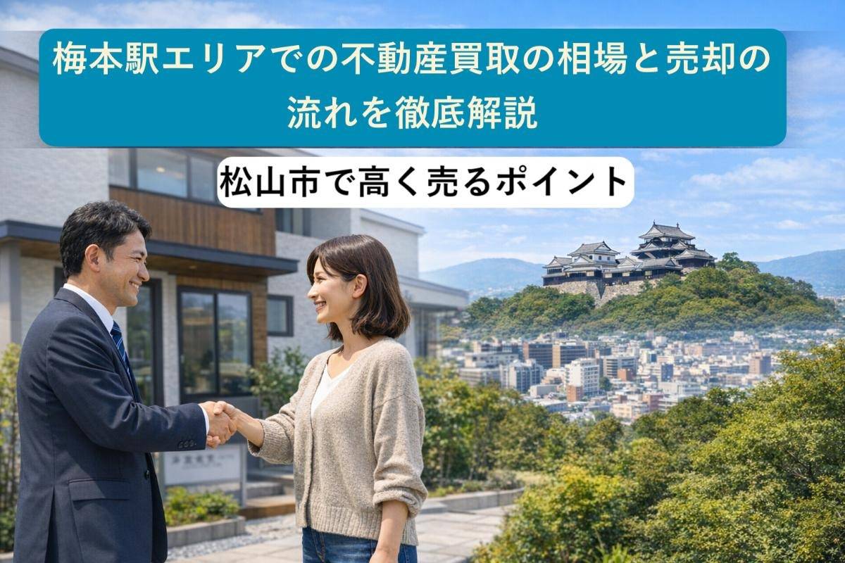 梅本駅エリアでの不動産買取の相場と売却の流れを徹底解説｜松山市で高く売るポイント