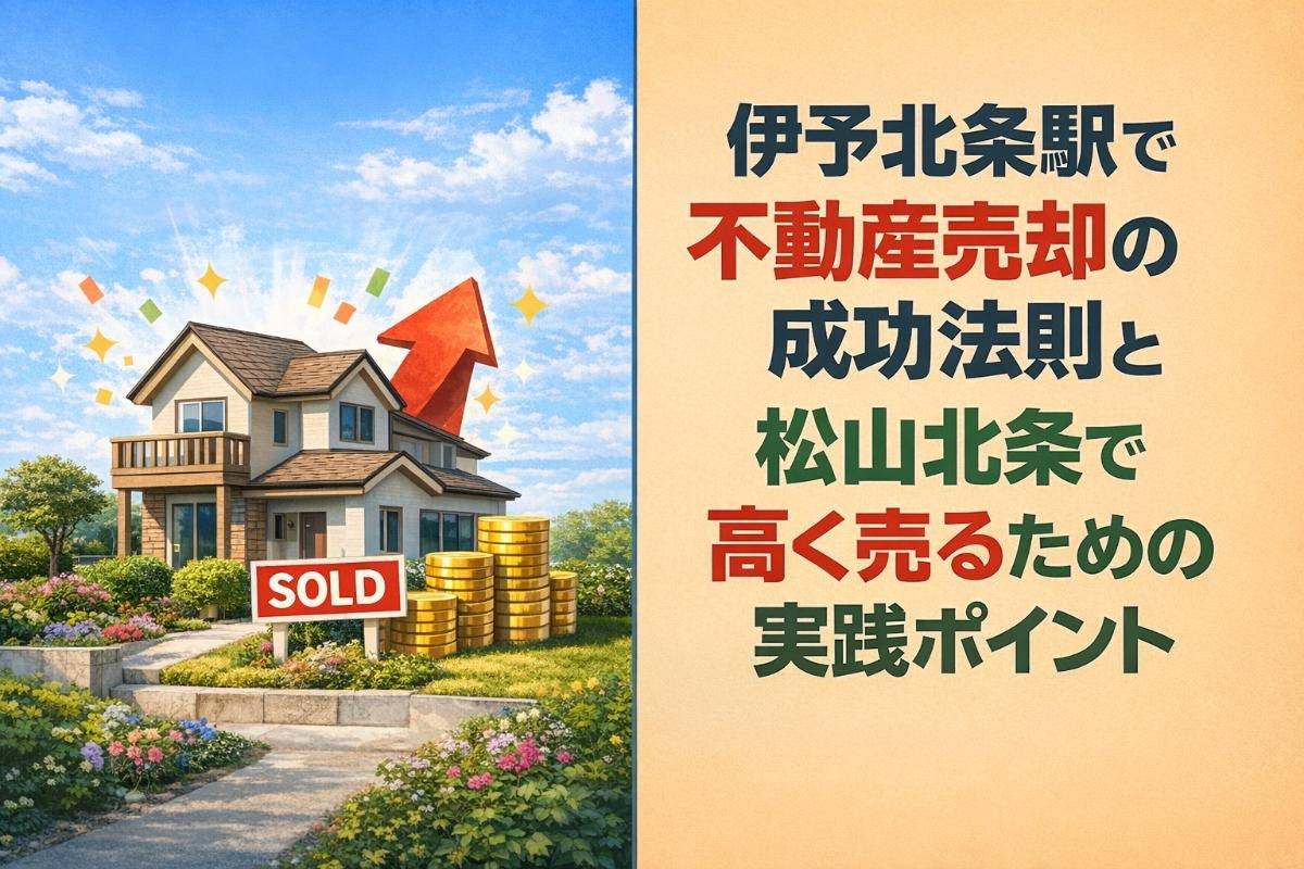 伊予北条駅で不動産売却の成功法則と松山北条で高く売るための実践ポイント
