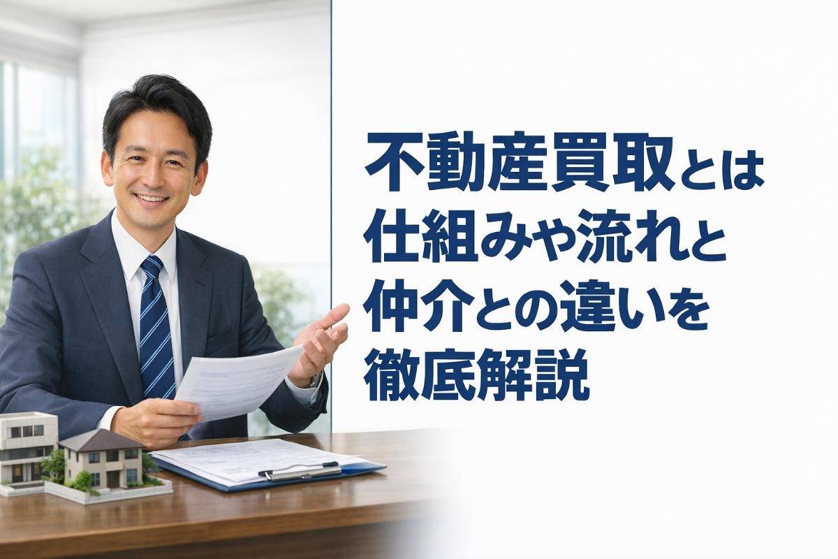 不動産買取とは仕組みや流れと仲介との違いを徹底解説｜メリットデメリットや相場の調べ方も網羅