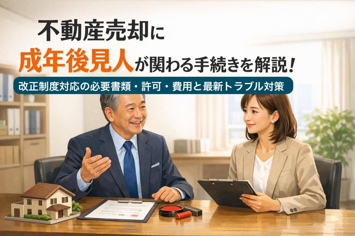 不動産売却に成年後見人が関わる手続きを解説｜改正制度対応の必要書類・許可・費用と最新トラブル対策