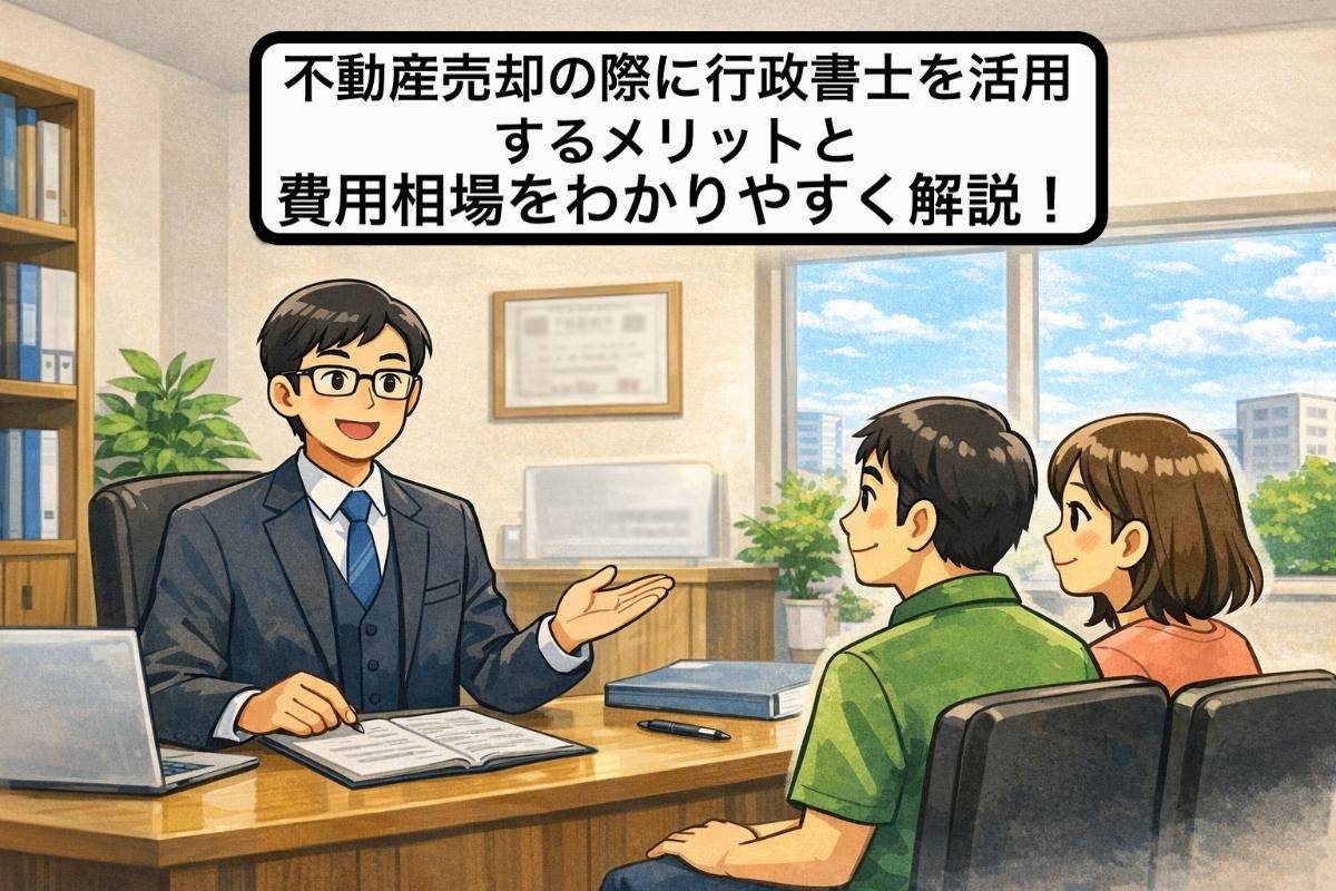 不動産売却の際に行政書士を活用するメリットと費用相場をわかりやすく解説！