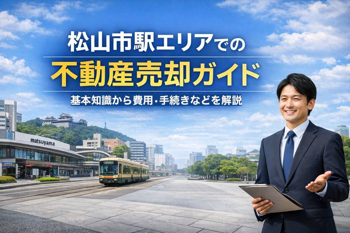 松山市駅エリアでの不動産売却ガイド：基本知識から費用・手続きなどを解説