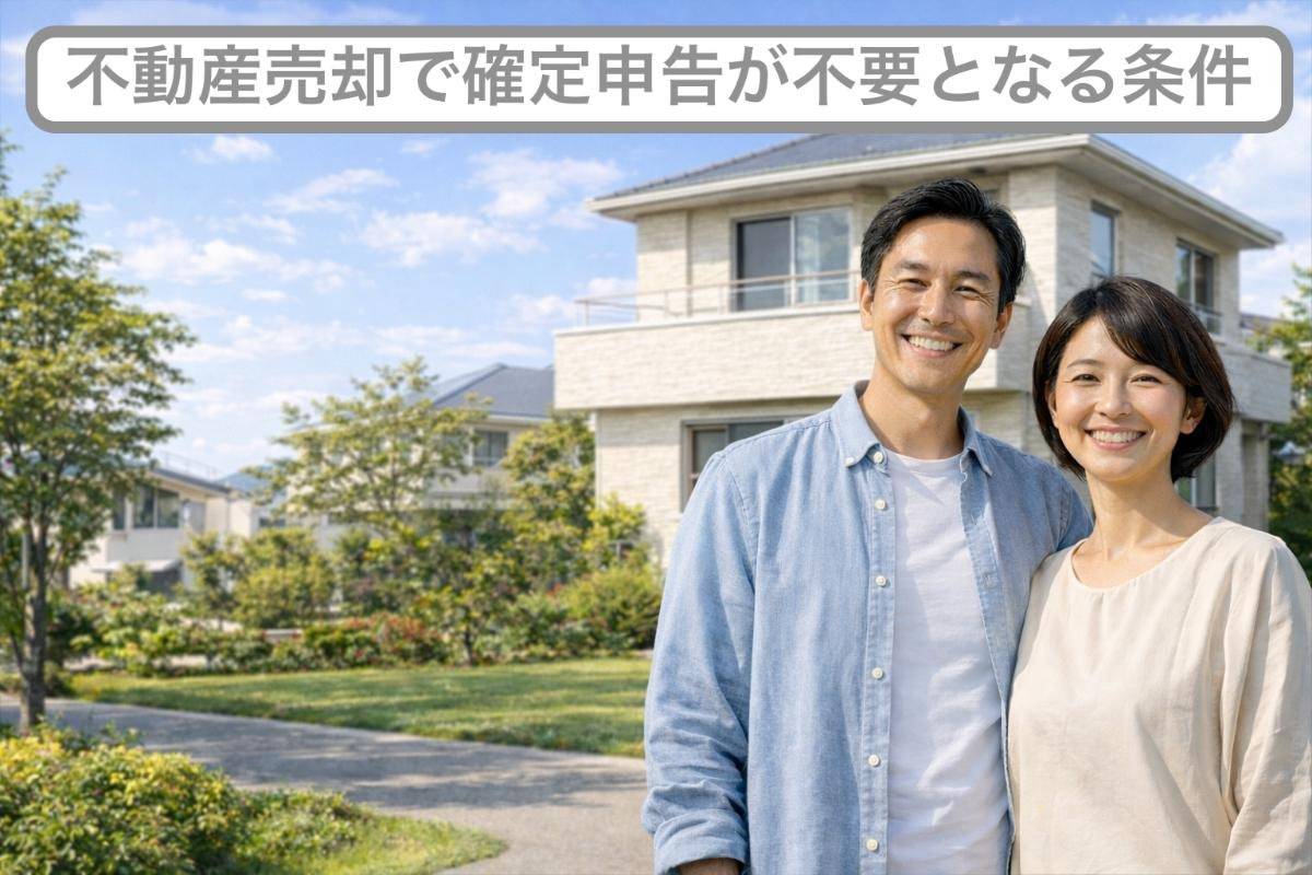 不動産売却で確定申告が不要となる条件