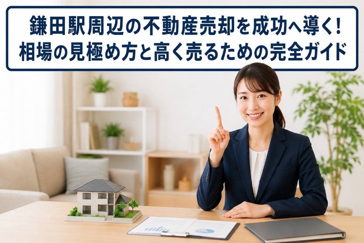 鎌田駅周辺の不動産売却を成功へ導く！相場の見極め方と高く売るための完全ガイド