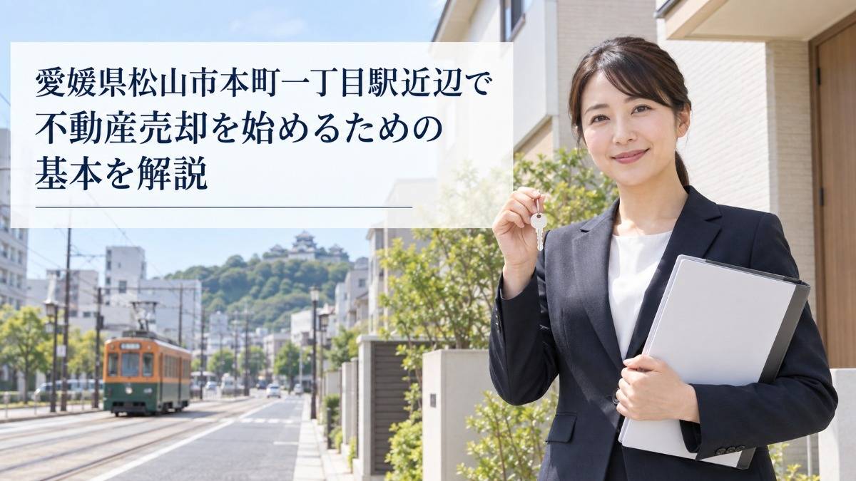 愛媛県松山市本町一丁目駅近辺で不動産売却を始めるための基本を解説